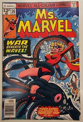 Buy Marvel Comic Bronze Age Ms Marvel Key Issue 16 High Grade FN+ 1st Mystique X-Men • 11.50£