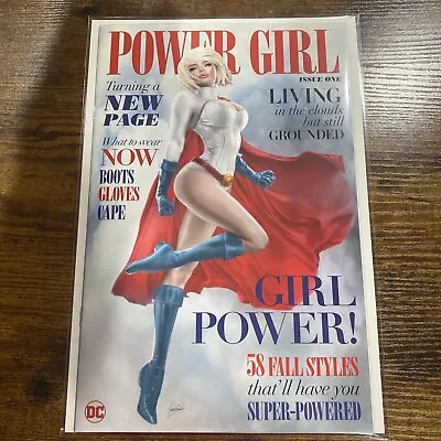 Buy Power Girl #1 * Nm+ * Natali Sanders Trade Variant Action Comics Ltd 800 W/ Coa • 39.58£