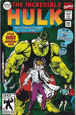 Buy Incredible Hulk #393, Vol. 1 (1968-2010) Marvel Comics,High Grade, Foil Cover • 8.44£
