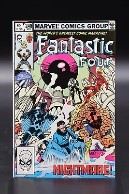 Buy Fantastic Four (1961) #248 1st Print John Byrne Cover & Art Inhumans Luna NM • 7.91£