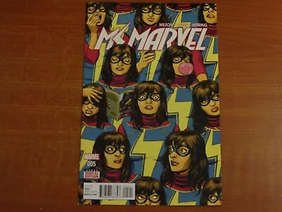 Buy Marvel Comics  MS. MARVEL #5  May 2016 Kamala Khan  Army Of One Part 2 (of 3) • 4.99£