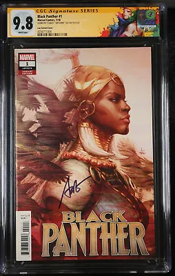 Buy Black Panther #1 Stanley 'Artgerm' Lau Trade Variant  CGC 9.8 - Signed • 119.50£