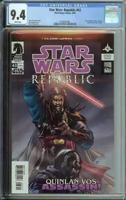 Buy Star Wars: Republic #63 CGC 9.4 1st App Darth Andeddu • 55.97£