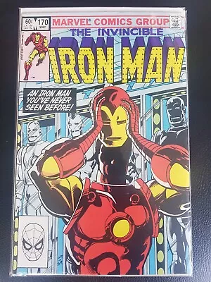Buy Iron Man #170 1983 1st App James Rhodes Key/hot Issue #Vintage Comic Books • 12.99£