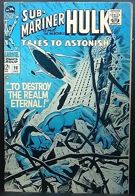 Buy Tales To Astonish #98 1968 Silver Age 7.0 F/vf- 1st Appearance Lord Seth! • 11.19£