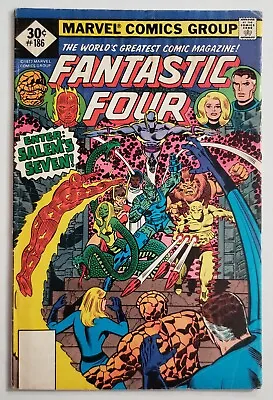 Buy Fantastic Four #186 1st App Salem's Seven Marvel Comics 1977 MCU Key Issue  • 8£