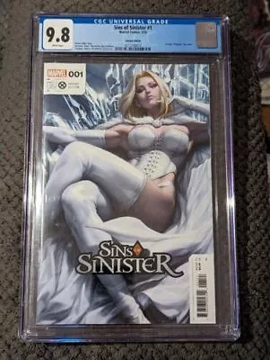 Buy Sins Of Sinister #1 2023 Marvel Stanley Artgerm Lau Variant CGC 9.8 Emma Frost • 81.25£