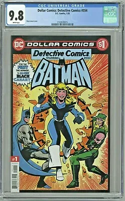 Buy Dollar Comics Detective Comics #554 CGC 9.8 Reprints New Canary Costume 1985 • 32.43£