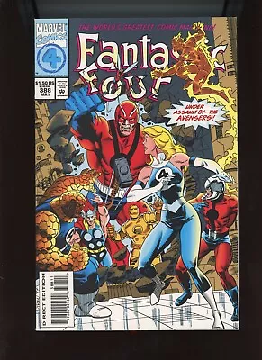 Buy 1994 Marvel,   Fantastic Four   # 388, Key, 1st Dark Raider Appearance, NM, BX98 • 6.29£