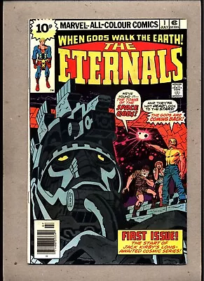 Buy The Eternals #1_july 1976_vf Minus_ The Tomb Of The Space Gods _jack Kirby_uk! • 8.50£