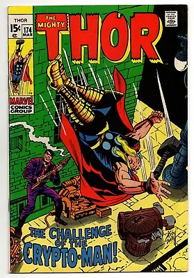 Buy Thor Vol 1 No 174 Mar 1970 (VFN+) (8.5) Marvel, Bronze Age (1970 - 1979) • 34.31£