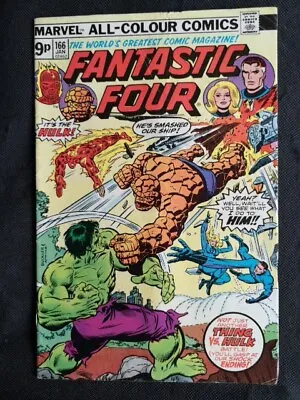 Buy Fantastic Four 166 Hulk Appmvs Intact Marvel Comics Collectors Item Superheroes  • 4£