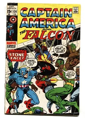 Buy CAPTAIN AMERICA AND THE FALCON #134 Comic Book 1971 MARVEL VG- • 31.30£