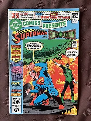 Buy DC Comics Presents (1978) #26 Superman & Green Lantern 1st New Teen Titans • 31£