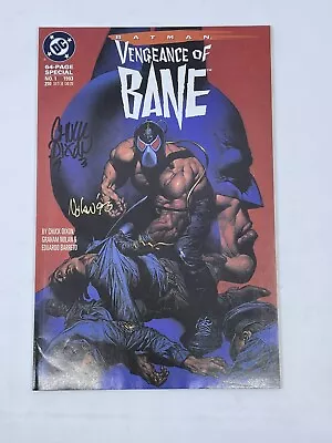 Buy Batman: Vengeance Of Bane #1 1993 SIGNED DIXON NOLAN 1st App Bane Vintage RARE • 119.50£