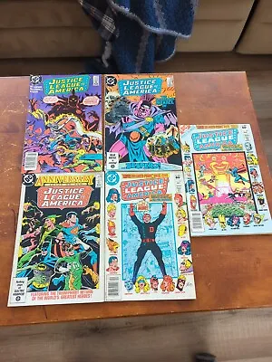 Buy Lot Of 5 Issues DC Justice League America Silver Age 208 209 250 251 252 • 14.39£