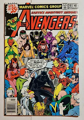 Buy AVENGERS #181 - 1st Appearance SCOTT LANG (later Becomes Ant-Man) GREAT SHAPE! • 19.76£