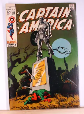 Buy Captain America #113 Sterenko Nice Copy VF • 118.95£