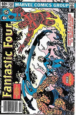 Buy Fantastic Four #252 Newsstand Edition Lakeside Tatooz • 20.65£
