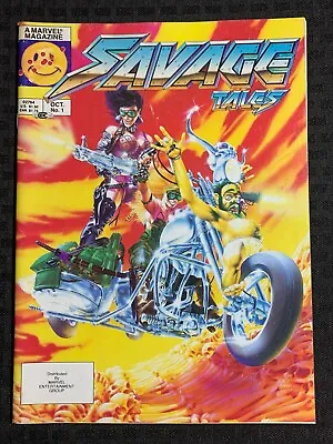 Buy 1985 SAVAGE TALES Magazine #1 FN+ 6.5 Michael Golden / John Severin / Trimpe • 9.73£