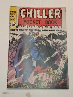 Buy Chiller #6 Marvel Digest Series Dracula British Comic Pocket Book • 7.99£