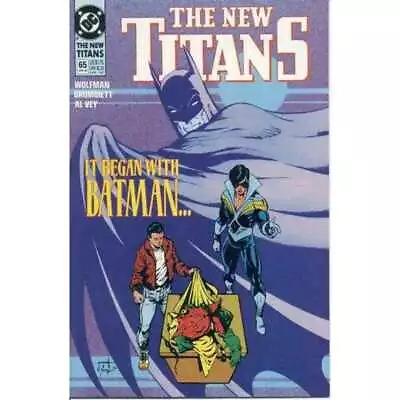 Buy New Titans #65 In Very Fine + Condition. DC Comics [d: • 1.42£
