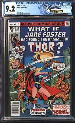 Buy Marvel What If? #10 8/78 FANTAST CGC 9.2 White Pages • 108.71£