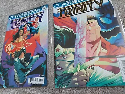 Buy DC Comics Rebirth Trinity 1-3 + Variant (2016) • 5£
