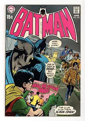 Buy Batman #222 VG- 3.5 1970 • 116.62£