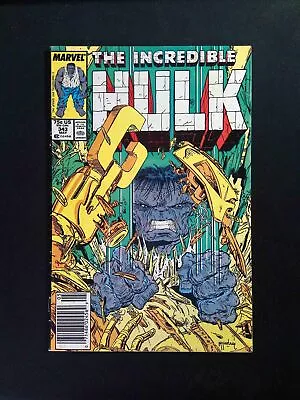 Buy Incredible Hulk #343  Marvel Comics 1988 VG Newsstand • 4.80£