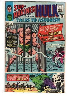 Buy Tales To Astonish #70 (1965) - Grade 4.5 - 1st Appearance Of King Neptune! • 118.74£