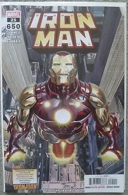 Buy Iron Man #25 Ross Cover  A ..cantwell/unzueta.marvel 2022 1st Print..nm.lgy #650 • 5.99£