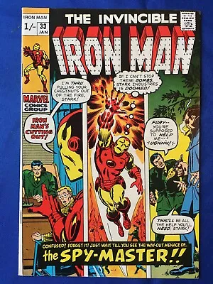 Buy Iron Man #33 VFN- (7.5) MARVEL ( Vol 1 1971) 1st App Spymaster • 45£