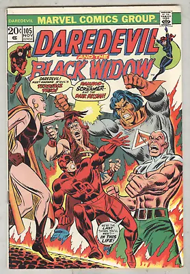 Buy Daredevil #105 November 1973 VG Moondragon, Thanos Cameo • 11.82£