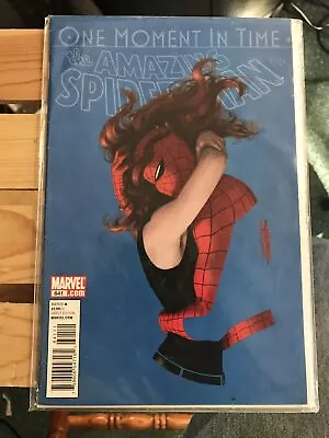 Buy Negative Space Cover  One Moment In Time  Amazing Spiderman #641 Comic • 29.57£