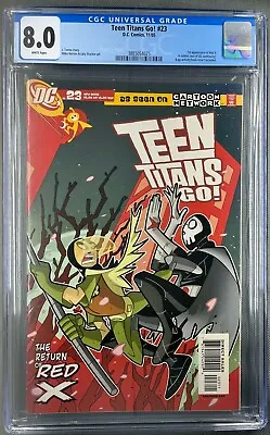 Buy Teen Titans Go! (2003) #23 CGC 8.0 White Pages 1st App Red X (3885054025) • 159.90£