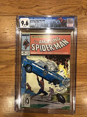 Buy Amazing Spider-man # 306 Action Comics 1 Homage Nypd Cgc 9.6 Nm+ spidey Nyc Logo • 121.63£