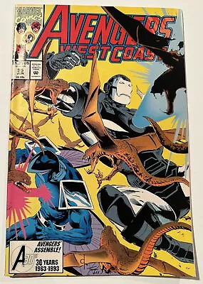 Buy West Coast Avengers 1993 #95 2nd Appearance Of War Machine!! • 1.97£
