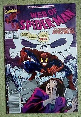 Buy Web Of Spider-Man #63 (Marvel, 4/90) 4.5 Very Good+ (Mister Fear Appearance) • 3.98£