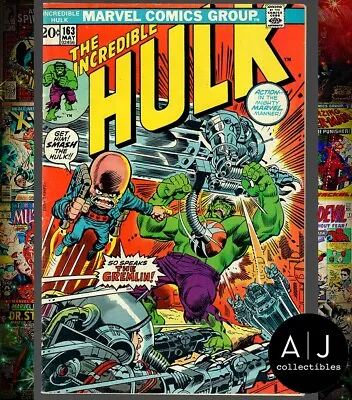 Buy Incredible Hulk #163 VF- 7.5 (Marvel) 1973 • 13£