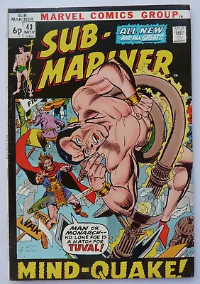Buy The Sub-Mariner #43 - Marvel Comics November 1971 VF 8.0 • 19.95£