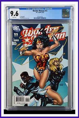Buy Wonder Woman #11 CGC Graded 9.6 DC September 2007 White Pages Comic Book. • 59.27£