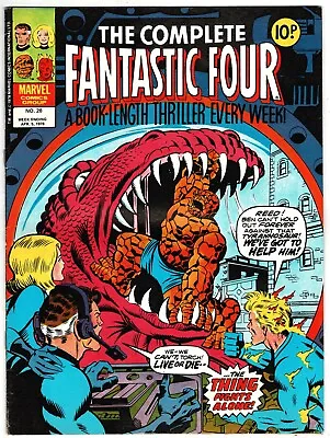 Buy The Complete Fantastic Four Comic #28 5th April 1978 Marvel UK - Combined P&P • 1.75£