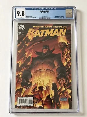 Buy Batman #666 CGC 9.8 Kubert Key Issue 1st Damian Wayne As Batman • 353.03£
