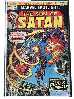 Buy Marvel Spotlight # 16 1974. Son Of Satan. F+ (6.5) • 7£