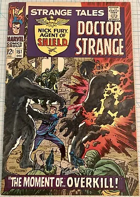 Buy Strange Tales #151 VF 7.5 1st Jim Steranko Marvel Art 1966 Silver Age Nick Fury • 55.96£