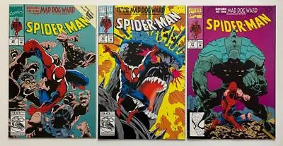 Buy Spider-man #29, 30 & 31 Return Of The Mad Dog Ward All 3 (Marvel 1992) FN/VF • 19.50£