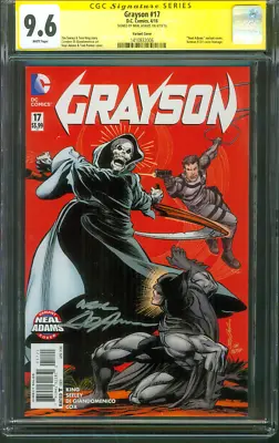 Buy Grayson 17 CGC SS 9.6 Neal Adams Signed Batman 237 Grim Reaper Homage Variant • 199.87£