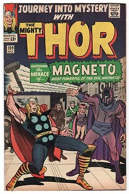 Buy 1964 JIM Journey Into Mystery With THOR, 109 October - 1st Magneto VF 7.0 • 160.05£