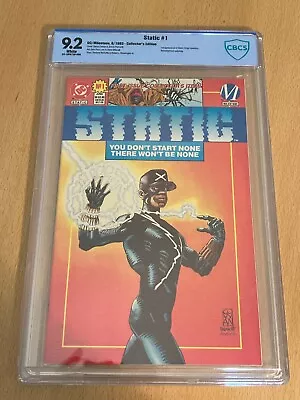 Buy Static 1 (1993) - DC Comics Key 1st Static - CBCS 9.2 NM- • 37£